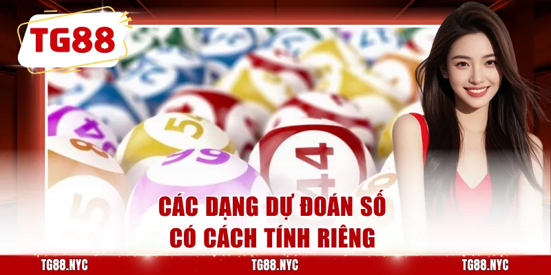 Các dạng dự đoán số có cách tính riêng