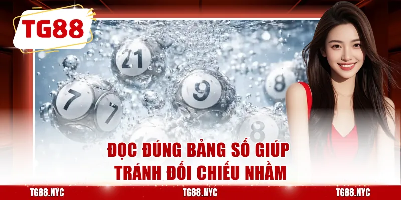 Đọc đúng bảng số giúp tránh đối chiếu nhầm