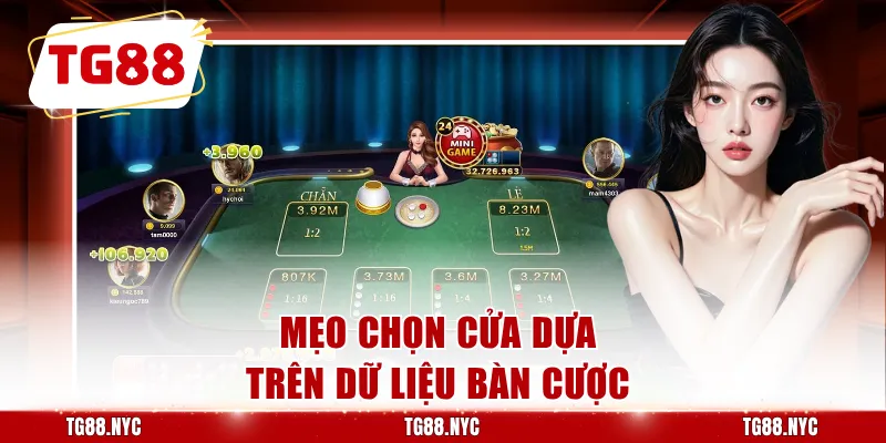 Xóc Đĩa TG88 - Hướng Dẫn Chơi Nhanh, Dễ Hiểu, Trúng Lớn 4 Mẹo chọn cửa dựa trên dữ liệu bàn cược