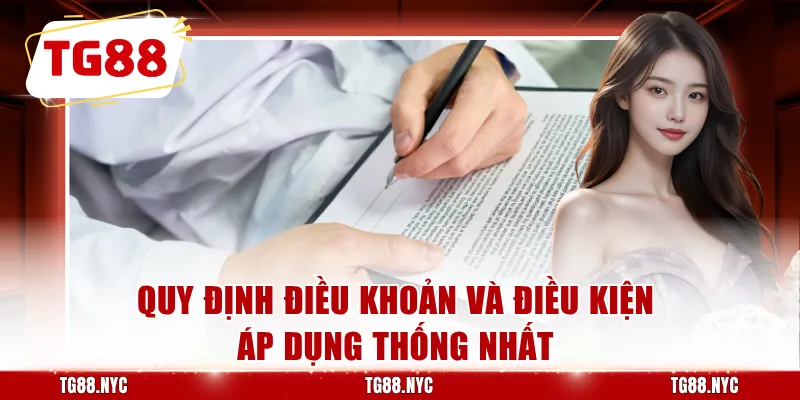 Quy định điều khoản và điều kiện áp dụng thống nhất