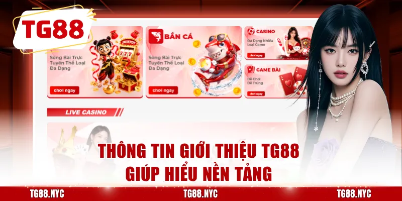 Thông tin giới thiệu TG88 giúp hiểu nền tảng